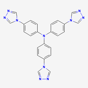 molecular formula C24H18N10 B3177623 Tris(4-(4H-1,2,4-triazol-4-yl)phenyl)amine CAS No. 2001066-82-4