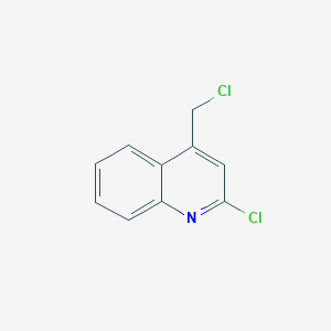 molecular formula C10H7Cl2N B3177643 2-Chloro-4-(chloromethyl)quinoline CAS No. 20151-11-5