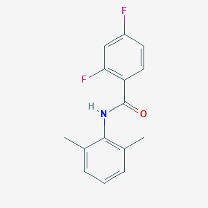 molecular formula C15H13F2NO B317768 N-(2,6-dimethylphenyl)-2,4-difluorobenzamide 