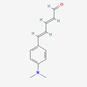 molecular formula C13H15NO B3177684 (2E,4E)-5-(4-(Dimethylamino)phenyl)penta-2,4-dienal CAS No. 20432-36-4