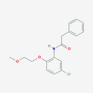 N-[5-chloro-2-(2-methoxyethoxy)phenyl]-2-phenylacetamide