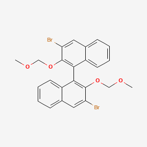 molecular formula C24H20Br2O4 B3177740 (R)-3,3'-二溴-2,2'-双(甲氧甲氧基)-1,1'-联萘 CAS No. 211734-49-5