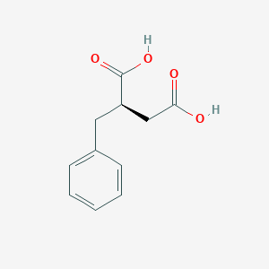 molecular formula C11H12O4 B3177753 (R)-2-苄基琥珀酸 CAS No. 21307-97-1