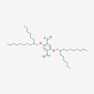 molecular formula C40H70O4 B3177761 2,5-Bis((2-hexyldecyl)oxy)terephthalaldehyde CAS No. 2136615-87-5