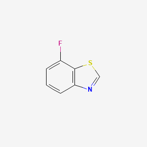 molecular formula C7H4FNS B3177763 7-氟苯并[d]噻唑 CAS No. 214855-12-6