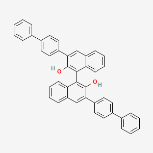 molecular formula C44H30O2 B3177788 (R)-3,3'-Bis([1,1'-biphenyl]-4-yl)-1,1'-binaphthalene]-2,2'-diol CAS No. 220486-43-1
