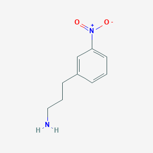 molecular formula C9H12N2O2 B3177839 3-(3-Nitro-phenyl)-propylamine CAS No. 238431-54-4