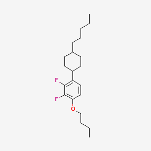 1-Butoxy-2,3-difluoro-4-(4-pentylcyclohexyl)benzene