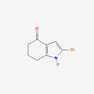 molecular formula C8H8BrNO B3177903 2-Bromo-6,7-dihydro-1H-indol-4(5H)-one CAS No. 27784-79-8