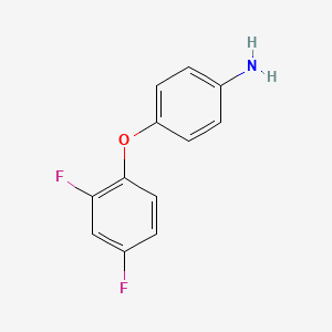 molecular formula C12H9F2NO B3177914 4-(2,4-Difluorophenoxy)aniline CAS No. 286932-63-6