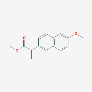 molecular formula C15H16O3 B3177924 2-(6-甲氧基萘-2-基)丙酸甲酯 CAS No. 30012-51-2
