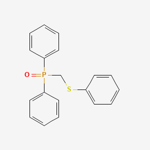 molecular formula C19H17OPS B3177951 二苯基((苯硫基)甲基)氧化膦 CAS No. 31238-57-0