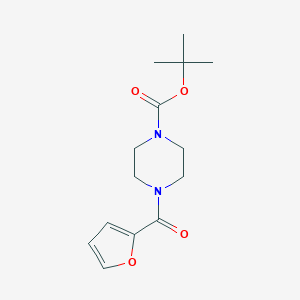 molecular formula C14H20N2O4 B317798 Tert-butyl 4-(2-furoyl)-1-piperazinecarboxylate 