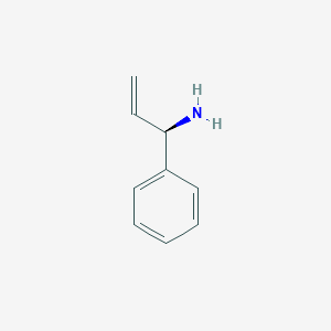 molecular formula C9H11N B3177989 (R)-1-phenylprop-2-en-1-amine CAS No. 325490-29-7