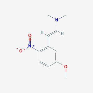 Ethenamine, 2-(5-methoxy-2-nitrophenyl)-N,N-dimethyl-, (1E)-