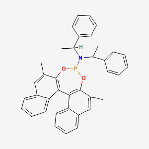(11bR)-2,6-Dimethyl-N,N-bis(1-phenylethyl)dinaphtho[2,1-d:1',2'-f][1,3,2]dioxaphosphepin-4-amine
