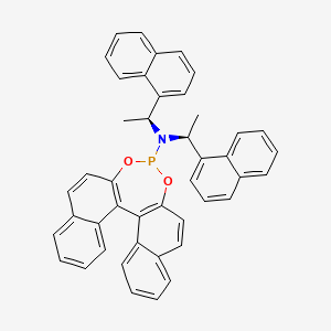 11bS-N,N-bis[(1S)-1-(1-naphthalenyl)ethyl]dinaphtho[2,1-d:1',2'-f][1,3,2]dioxaphosphepin-4-amine