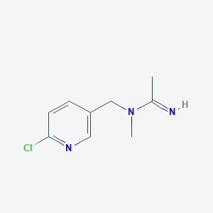 N-((6-Chloropyridin-3-yl)methyl)-N-methylacetimidamide