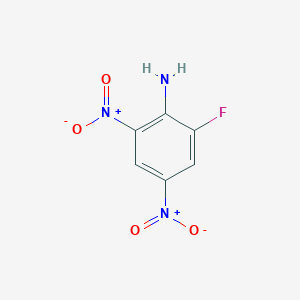 molecular formula C6H4FN3O4 B3178081 2-Fluoro-4,6-dinitroaniline CAS No. 367-78-2