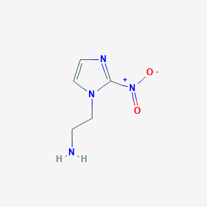 molecular formula C5H8N4O2 B3178082 2-(2-Nitroimidazol-1-yl)ethanamine CAS No. 36717-77-8
