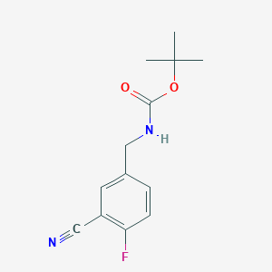 tert-Butyl 3-cyano-4-fluorobenzylcarbamate