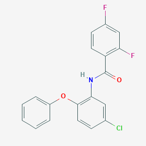 N-(5-chloro-2-phenoxyphenyl)-2,4-difluorobenzamide