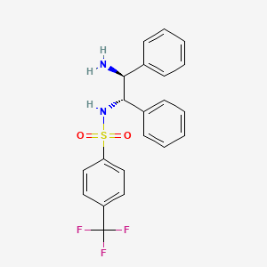 N-((1S,2S)-2-Amino-1,2-diphenylethyl)-4-(trifluoromethyl)benzenesulfonamide