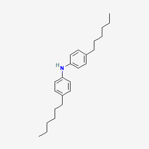 molecular formula C24H35N B3178179 Bis(4-hexylphenyl)amine CAS No. 419566-33-9