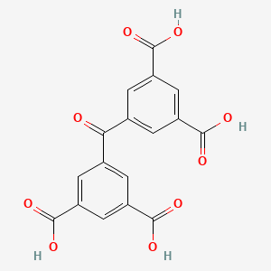 molecular formula C17H10O9 B3178193 5-(3,5-Dicarboxybenzoyl)isophthalic acid CAS No. 43080-50-8
