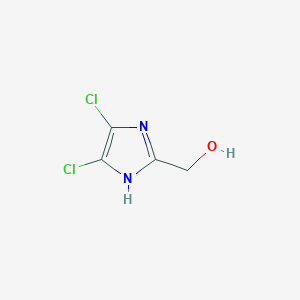 molecular formula C4H4Cl2N2O B3178205 (4,5-Dichloro-1H-imidazol-2-yl)methanol CAS No. 437658-65-6