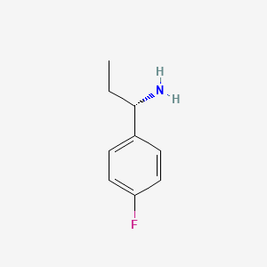 molecular formula C9H12FN B3178250 (S)-1-(4-氟苯基)丙烷-1-胺 CAS No. 473732-86-4
