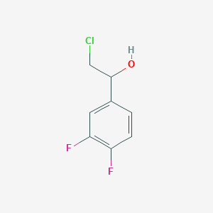 molecular formula C8H7ClF2O B3178332 2-Chloro-1-(3,4-difluorophenyl)ethanol CAS No. 51336-97-1
