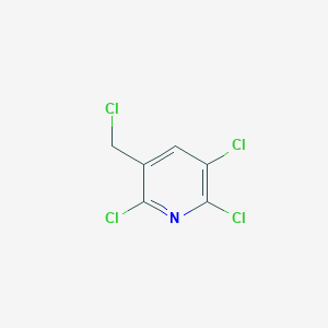 molecular formula C6H3Cl4N B3178361 2,3,6-Trichloro-5-(chloromethyl)pyridine CAS No. 52465-59-5