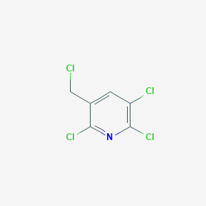 molecular formula C6H3Cl4N B3178361 2,3,6-三氯-5-(氯甲基)吡啶 CAS No. 52465-59-5