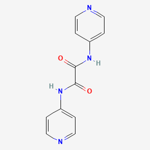 molecular formula C12H10N4O2 B3178383 N1,N2-二(吡啶-4-基)草酰胺 CAS No. 53118-43-7