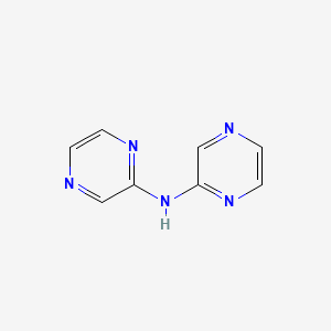 molecular formula C8H7N5 B3178397 Di(pyrazin-2-yl)amine CAS No. 533930-18-6