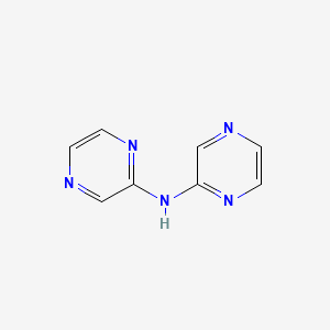 molecular formula C8H7N5 B3178397 二(吡嗪-2-基)胺 CAS No. 533930-18-6