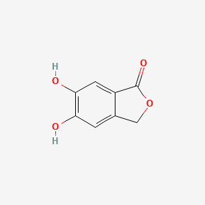 molecular formula C8H6O4 B3178405 5,6-Dihydroxyisobenzofuran-1(3H)-one CAS No. 53766-43-1