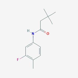 N-(3-fluoro-4-methylphenyl)-3,3-dimethylbutanamide