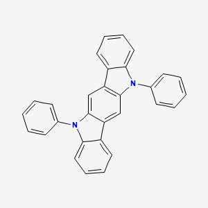 molecular formula C30H20N2 B3178459 5,11-二苯基吲哚并[3,2-b]咔唑 CAS No. 58328-30-6