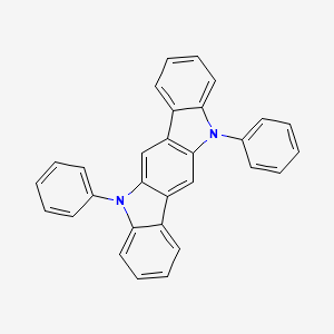 molecular formula C30H20N2 B3178459 5,11-Diphenyl-5,11-dihydroindolo[3,2-b]carbazole CAS No. 58328-30-6