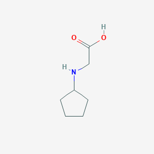 molecular formula C7H13NO2 B3178483 2-(Cyclopentylamino)acetic acid CAS No. 58988-41-3
