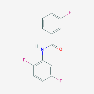 molecular formula C13H8F3NO B317851 N-(2,5-difluorophenyl)-3-fluorobenzamide 
