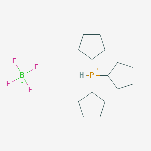 molecular formula C15H28BF4P B3178521 Tricyclopentylphosphine tetrafluoroborate CAS No. 610756-04-2