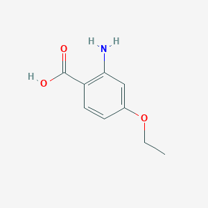 molecular formula C9H11NO3 B3178524 2-Amino-4-ethoxybenzoic acid CAS No. 61484-98-8