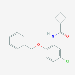 N-[2-(benzyloxy)-5-chlorophenyl]cyclobutanecarboxamide