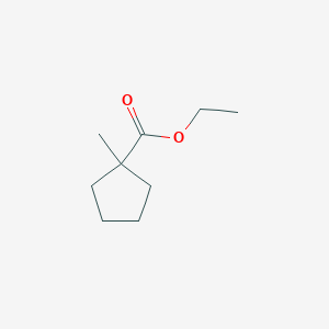 molecular formula C9H16O2 B3178588 1-甲基环戊烷甲酸乙酯 CAS No. 6553-72-6