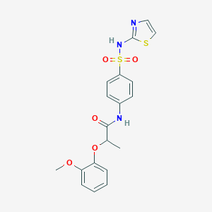 2-(2-Methoxy-phenoxy)-N-[4-(thiazol-2-ylsulfamoyl)-phenyl]-propionamide