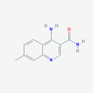 4-Amino-7-methylquinoline-3-carboxamide