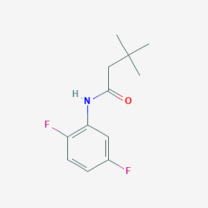 molecular formula C12H15F2NO B317863 N-(2,5-difluorophenyl)-3,3-dimethylbutanamide 